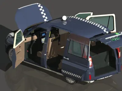 japan new generation TAXI 3D model