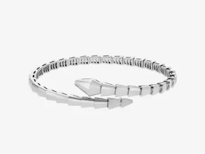 BULGARI - SERPENTI VIPER - BRACELET - ONE COIL VERSION 3D print model