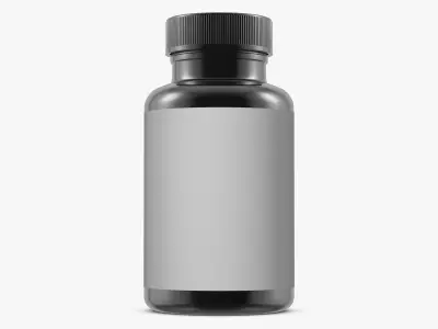 Vitamin Bottle 3D model