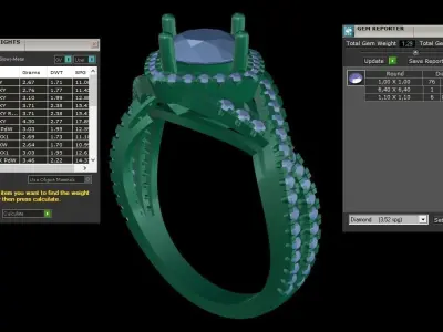 ring code 58 3D print model