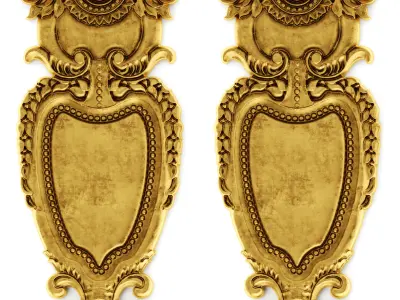 Cartouches SET 40 3D model