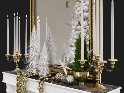 Christmas Decorative set sk 2  3D model