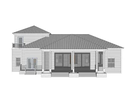 Cottage House-10 3D model