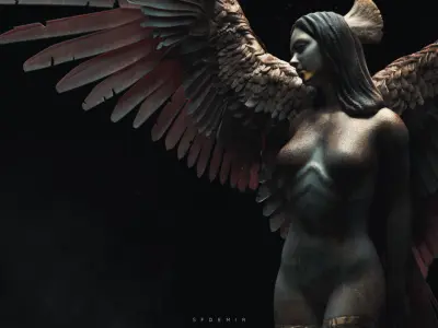 Harpy PSD 3D model