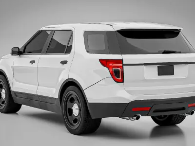 American SUV Car 3D model