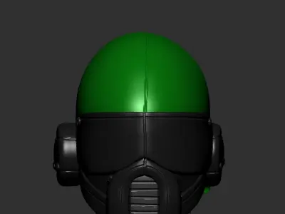 helmet high poly sculpt 3d printable ver 7 3D model 3D model 40