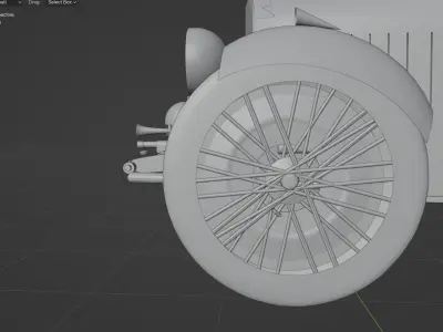 1934 Aston Martin Ulster 3D model