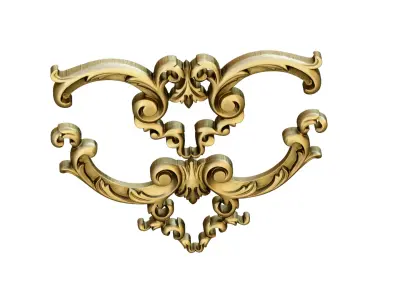 classic decor ornament 10 3D model