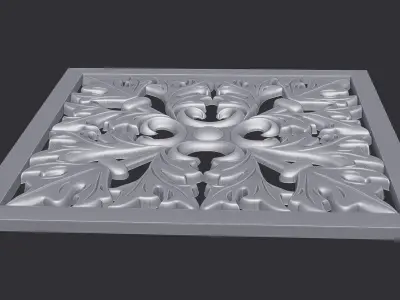 Wall decor panel  3D print model