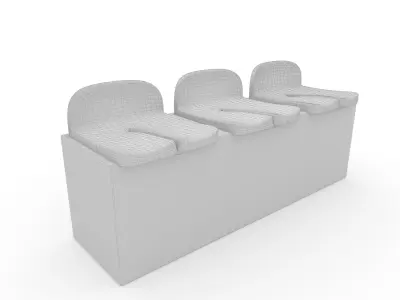 Stadium Seats 16 3D model