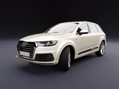 Audi Q7 Tfsi e Champagne 3D model