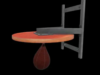 Punching bag Low-poly 3D model