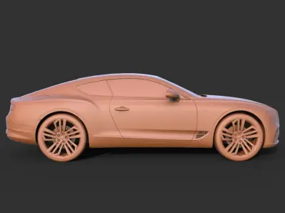 Bentley Continental 2018 3D print model
