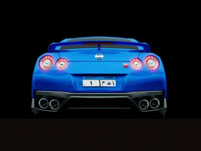 Nissan R35 2017 3D model