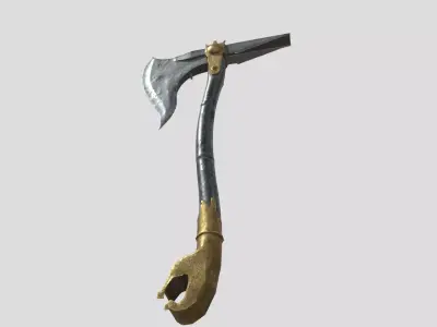 Ancient War Axe 3D model