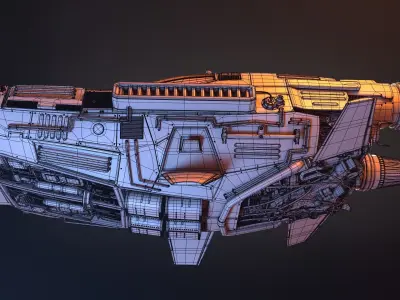 Futuristic Car 3D model