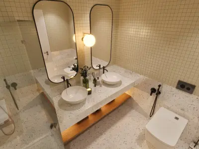 Bathroom scene 3D model