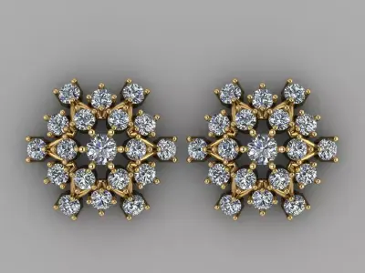 27 Earring Collection  3D print model