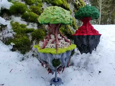 Sky Island 3D print model