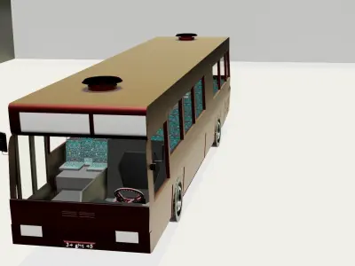 BUS MERCEDES O405 3D model