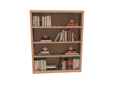 BOOKSHELF 3D model get
