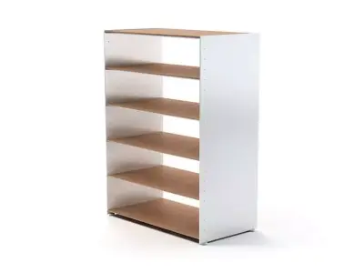 Luxury White Shelf 3D model