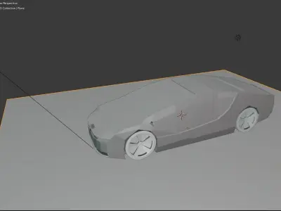 Audi A9 Futuristic Concept for cheap and Print Ready 3D print model