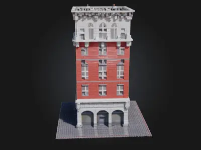 Urban Cornerstone  The Heart of Modern City Living 3D model