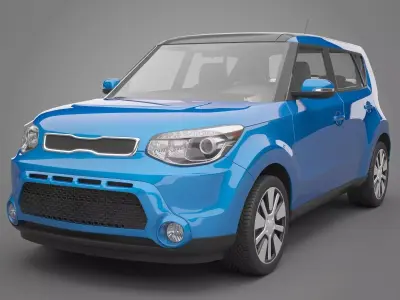 Generic Mini Car 01 3D model