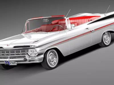 Chevrolet Impala Convertible 1959 3D model