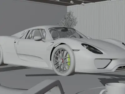 Porsche 918 3D model