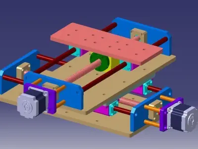 CNC Table 3D model