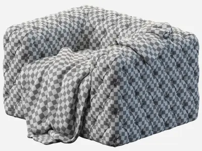 Chelsea armchair DV HOME COLLECTION 3D model