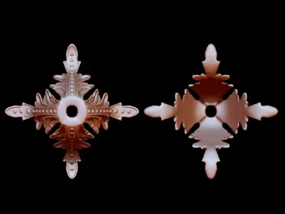 Decoration element 3D print model