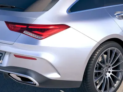 Mercedes-Benz CLA Shooting Brake 2020 3D model
