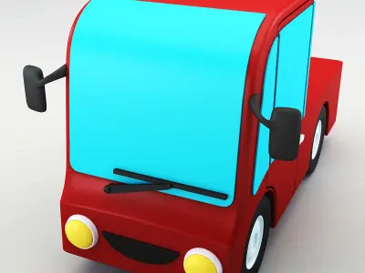 Truck v 2 toy 3D model
