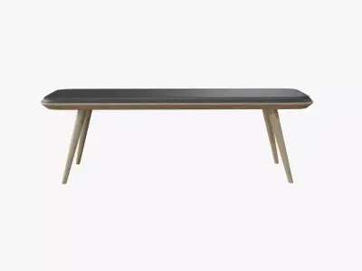 Spine Wood Base Bench-Model 1717 v-01 Low-poly 3D model