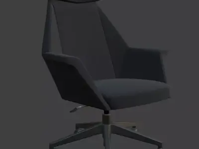 Modern High Back Executive Office Chair 3D model