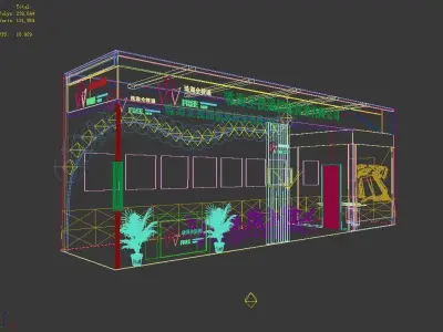 Exhibition - Area - 12X3-3DMAX2009-027 3D model