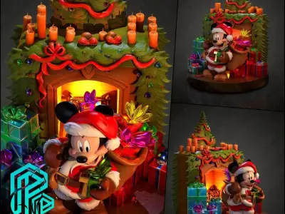 Christmas base 06 3D print model