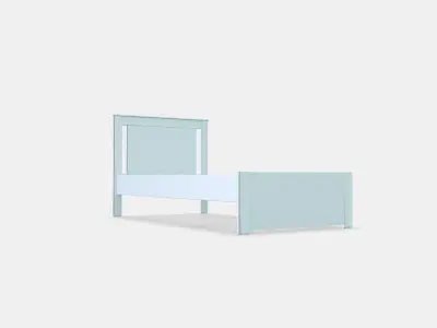 SONGESAND Bed frame 15 Low-poly 3D model