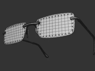 Luxury Sunglasses 3D Model 4 3D model