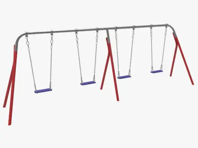 Playground Props Low-poly 3D model