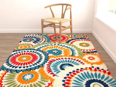 Rugs No 421 Low-poly 3D model