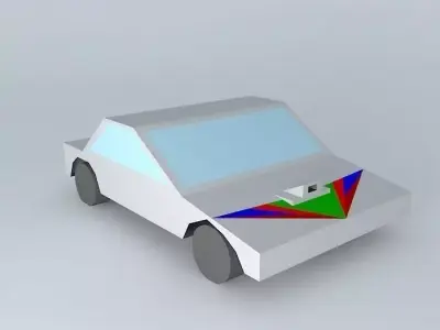 Tuned Car Free 3D model