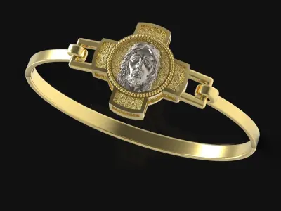 BRACELET CROSS N - 16 3D print model