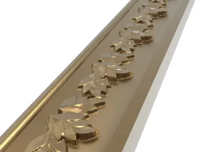 Carved Picture Frame 3D model