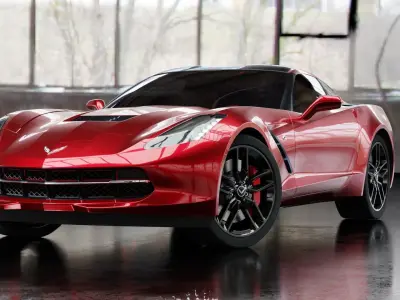 corvette stingray 3D model
