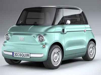 Fiat Topolino 2024 3D model