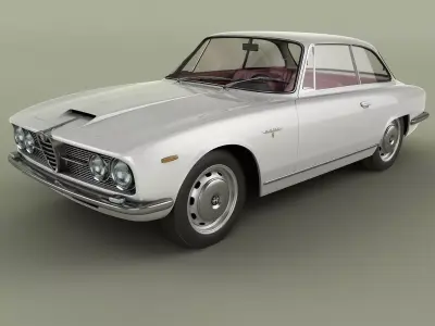 Alfa Romeo 2600 Sprint Coupe 3D model